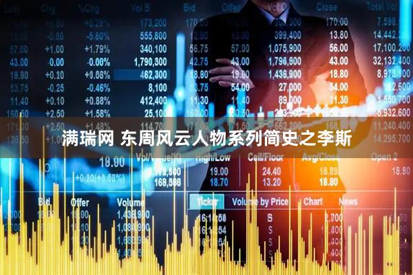 满瑞网 东周风云人物系列简史之李斯